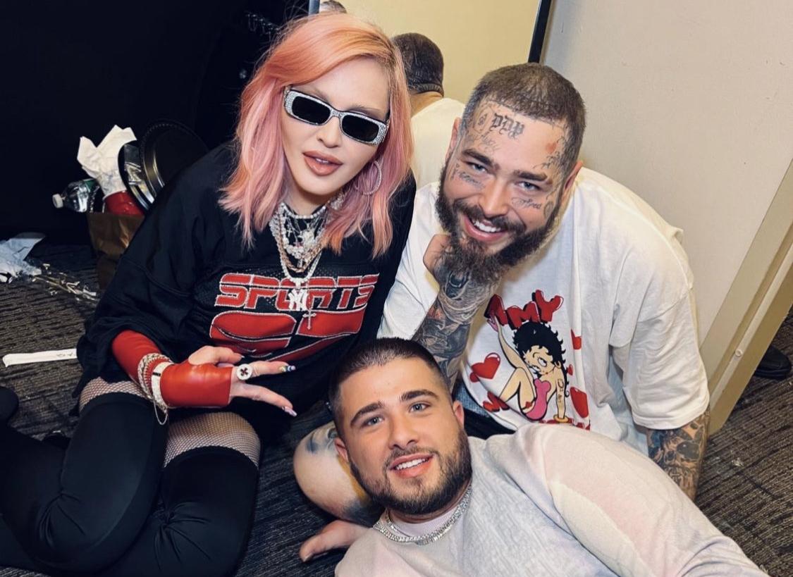 Madonna scatenata al concerto di Post Malone Radio 105
