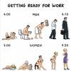 Andare al lavoro.