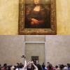 La sala della Gioconda al Louvre