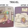 Viaggiare prima e dopo i 30 anni...