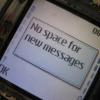 Nessuno spazio per nuovi messaggi