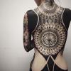 Blackout Tattoo schiena