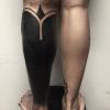 Blackout Tattoo  gambe