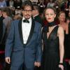 Johnny Depp con l'ex moglie Vanessa Paradis, nel 2005.