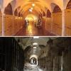 Una galleria di Aleppo, prima e dopo la guerra