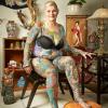 La donna anziana più tatuata