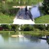  Panchina in mezzo al lago