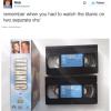 8. Due VHS per vedere un film