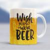 Tazza "wish you were beer"