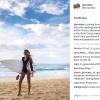 Come ogni brava australiana che si rispetti, la ragazza ama il surf