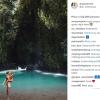 Questa è una foto scattata a Bali, in Indonesia, dove la coppia attualmente vive quando non è in giro per il globo.