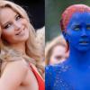 1. Jennifer Lawrence – Mystique (X-Men) 
