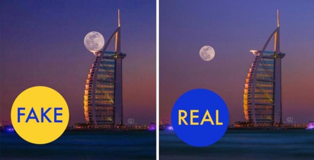 Otto foto che sono in realtà fotomontaggi 