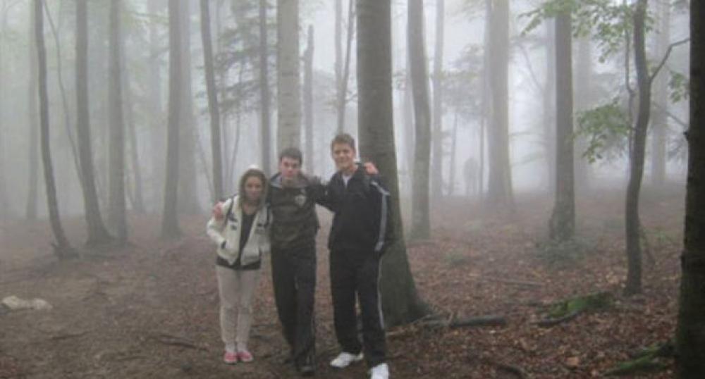 Uomo nel bosco