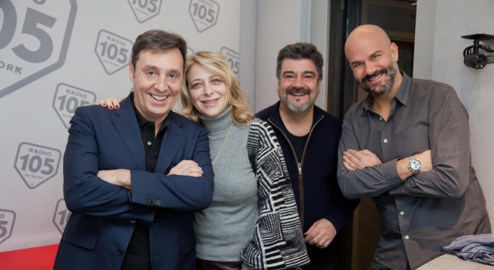 Francesco Pannofino e Emanuela Rossi ospiti di Tony e Ross per lo spettacolo teatrale " I suoceri albanesi" PT1