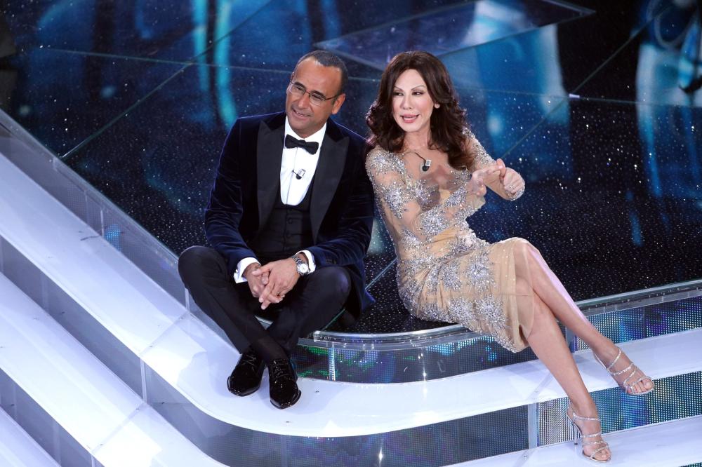 Carlo Conti e Virginia Raffaele