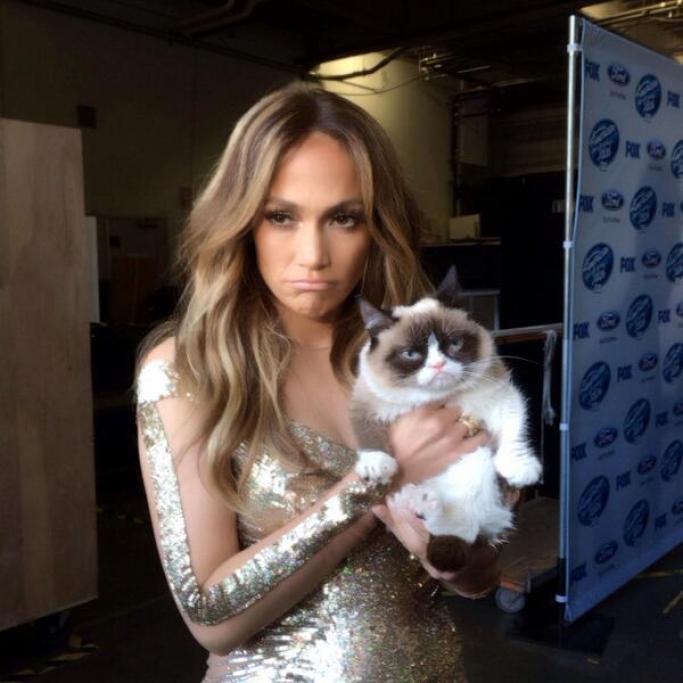 Jennifer Lopez (Instagram Grampy Cat)