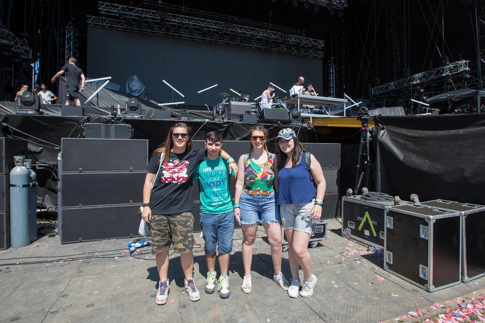 I vincitori della backstage experience