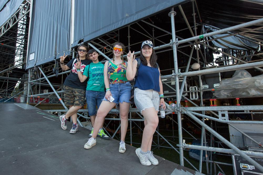 I vincitori della backstage experience