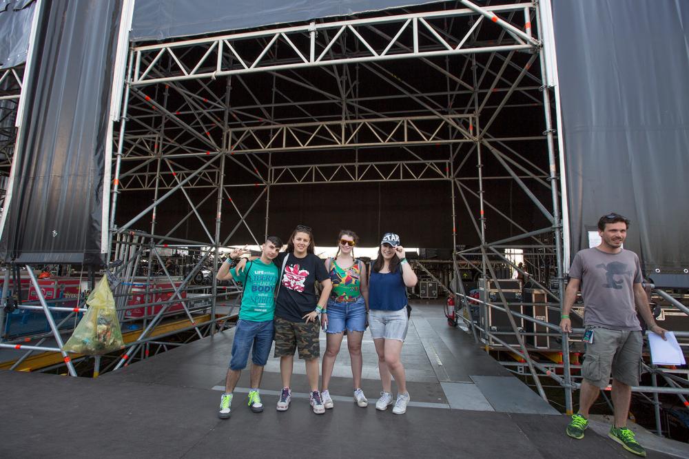 I vincitori della backstage experience