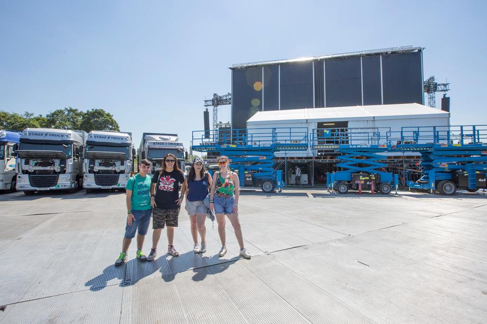 I vincitori della backstage experience