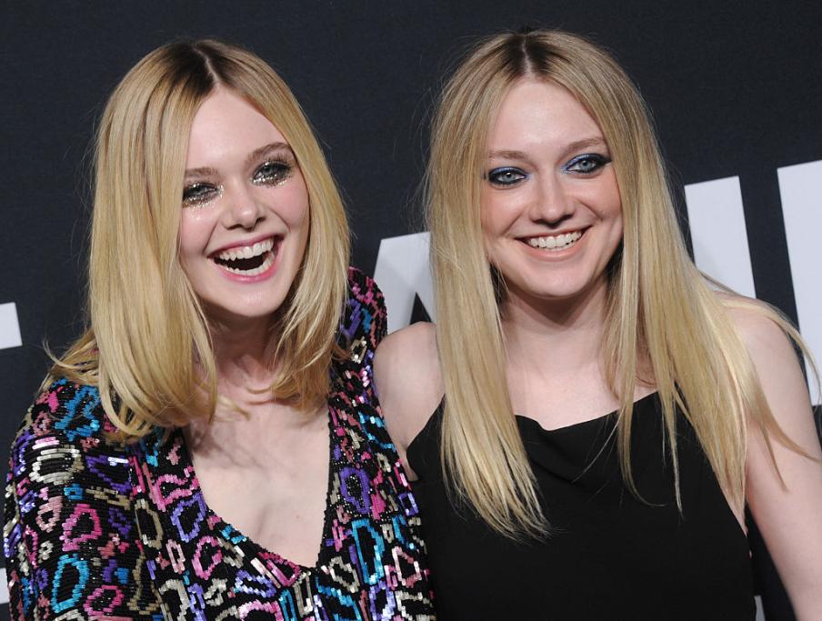 6.  Dakota Fanning e Elle Fanning