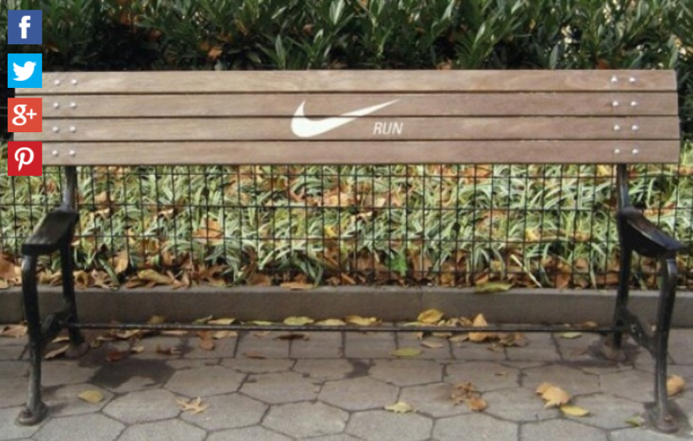 Lo slogan della Nike non perdete tempo sedendovi correte