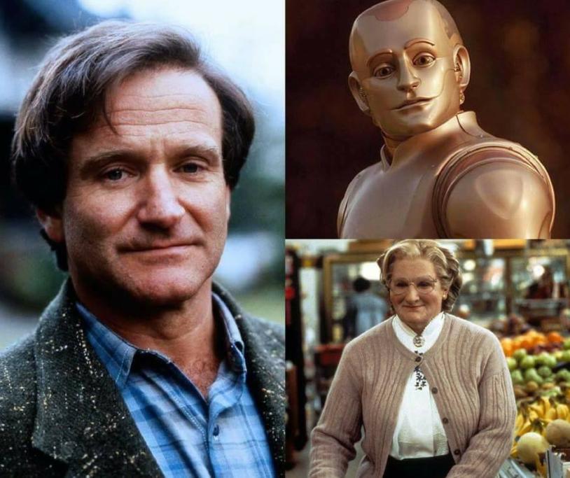 Robin Williams: L'uomo bicentenario e Mrs doubtfire