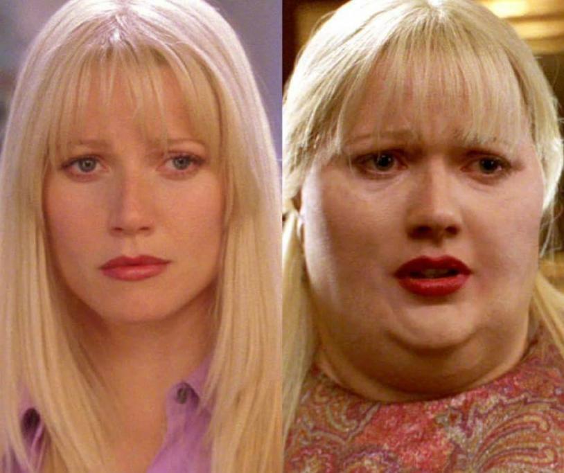 L'esile Gwyneth Paltrow 