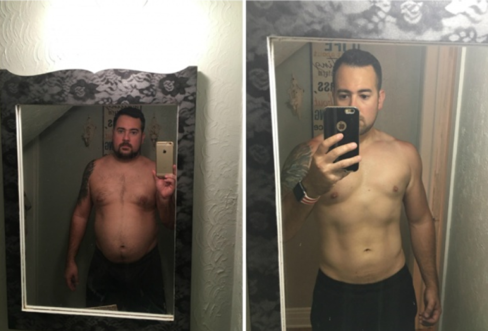 4 anni e circa 18 kg in meno