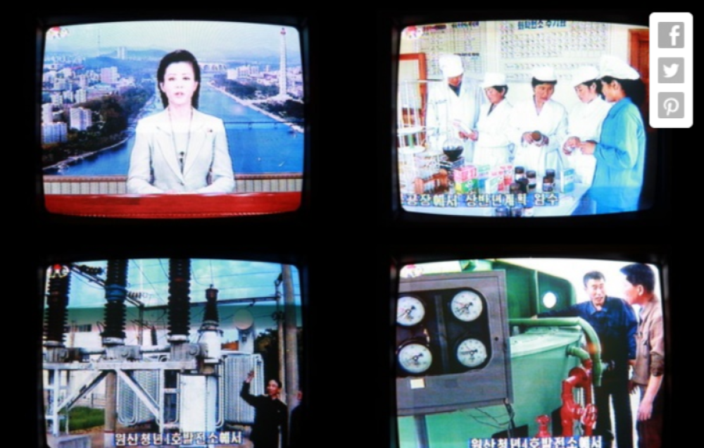 7. TV occidentali (i nord coreani hanno solo 4 canali)