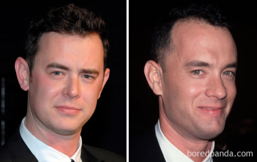 4. Colin e Tom Hanks a 30 anni
