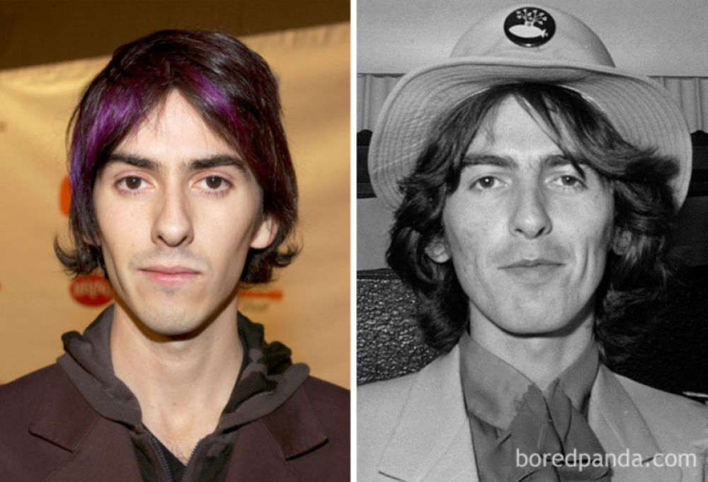 5. Dhani e George Harrison a circa 20 anni