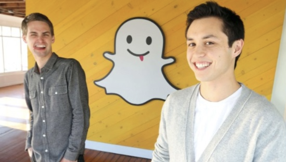 Evan Spiegel e Bobby Murphy