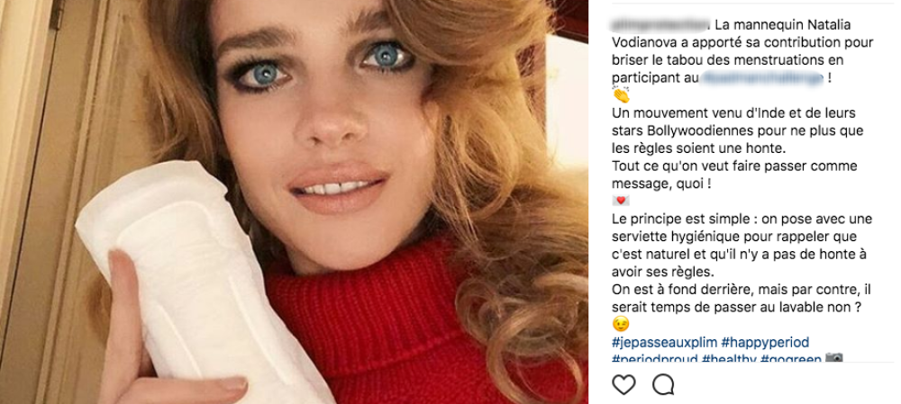 Tra le vip che si sono lanciate nella challenge c’è anche la modella Natalia Vodianova