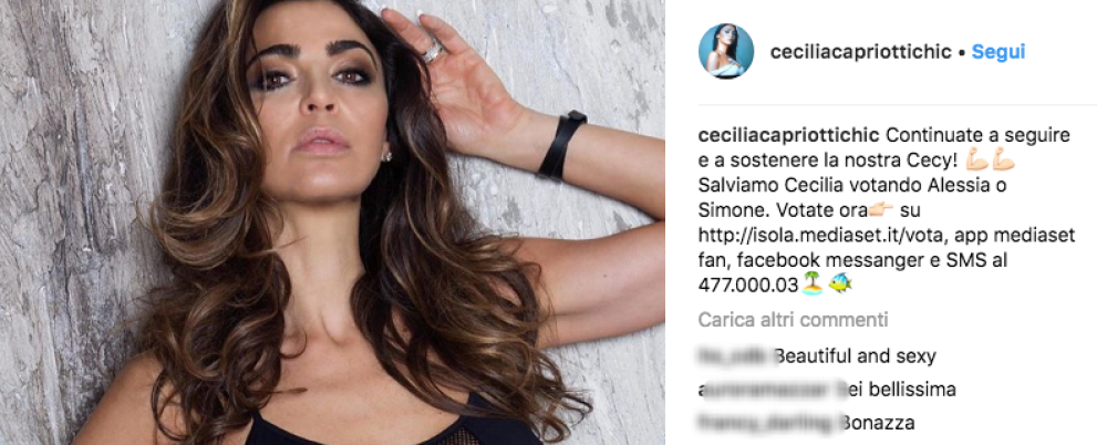 Cecilia, la seconda naufraga in lizza per il ritorno