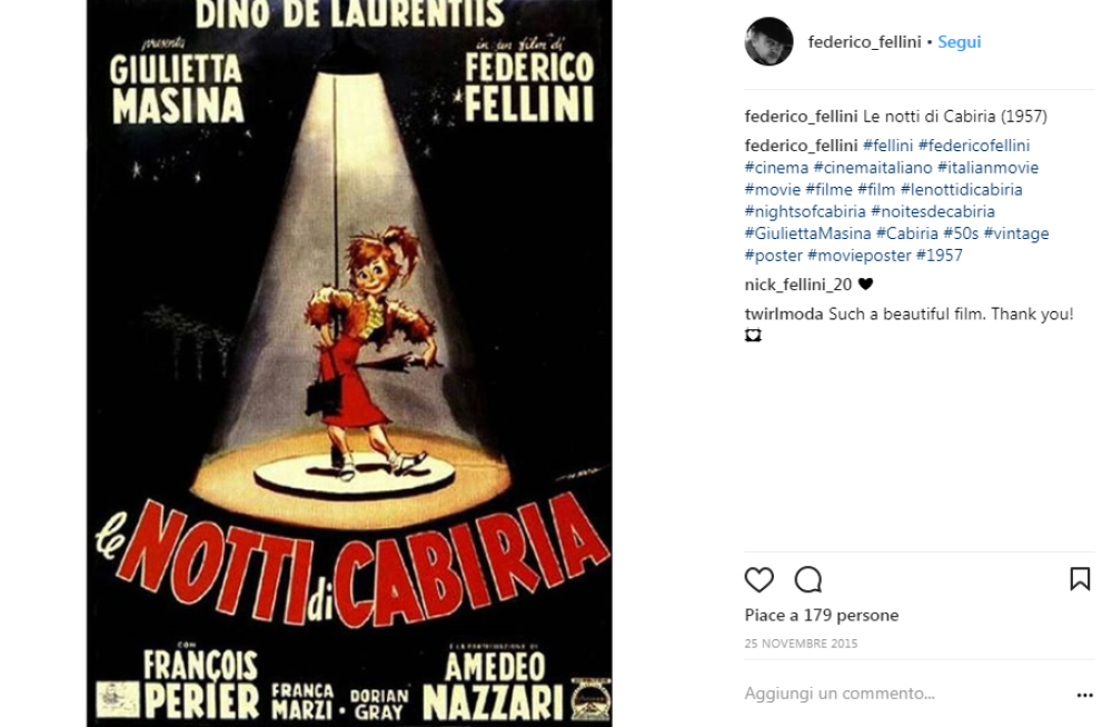 E Fellini non si ferma più