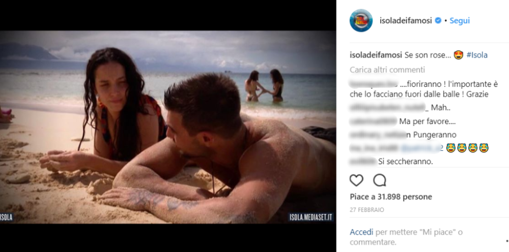 All’inizio dell’Isola il grande affiatamento tra i due non era passato inosservato