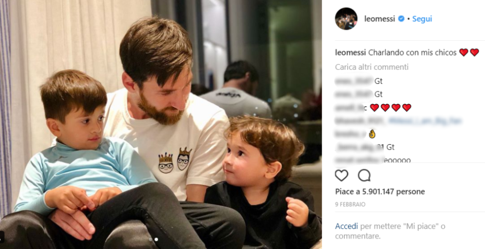 Lionel Messi, campione del Barcellona, è appena diventato papà per la terza volta