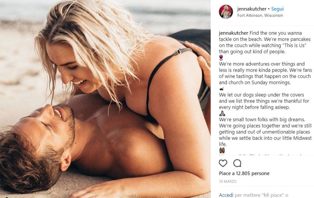 Di recente Jenna ha ricevuto un commento molto spiacevole sotto una delle sue foto con il marito: