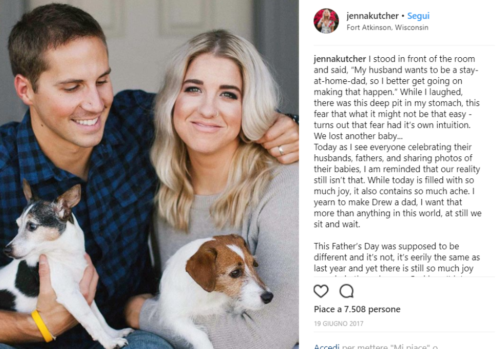 L’amore tra lei e il marito traspare da tutte le foto