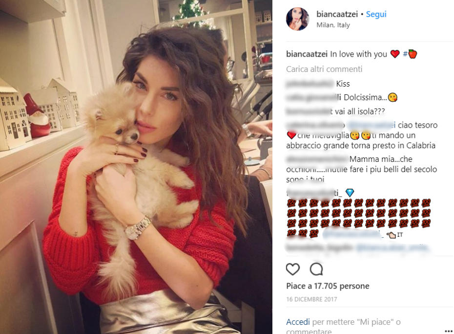 PRIMA: Bianca Atzei 
