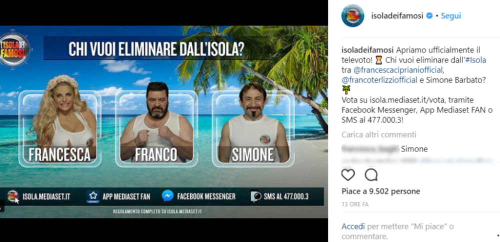 E poi ovviamente c’è stata la nuova nomination