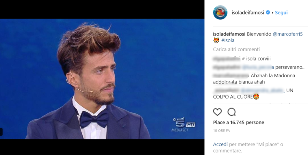 Quindi entra in studio Marco Ferri