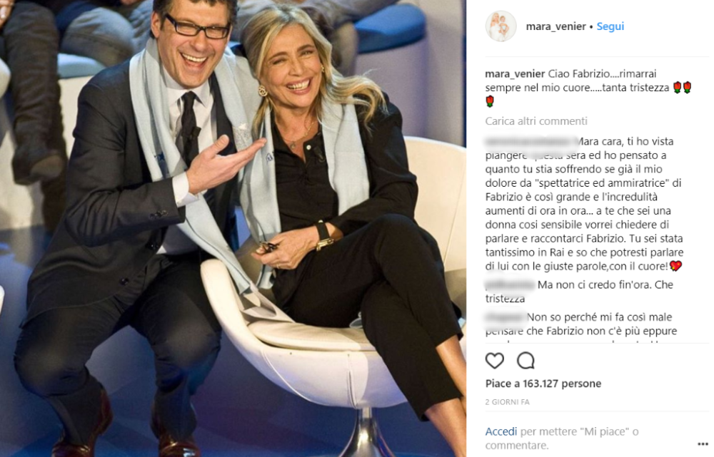 La Venier e Frizzi erano molto legati