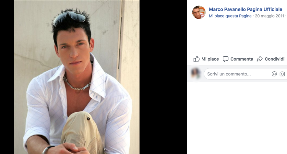Pavanello è un ex tronista di Uomini e Donne