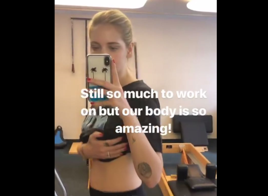 Chiara Ferragni ha partorito da soli 17 giorni ed è già tornata in forma