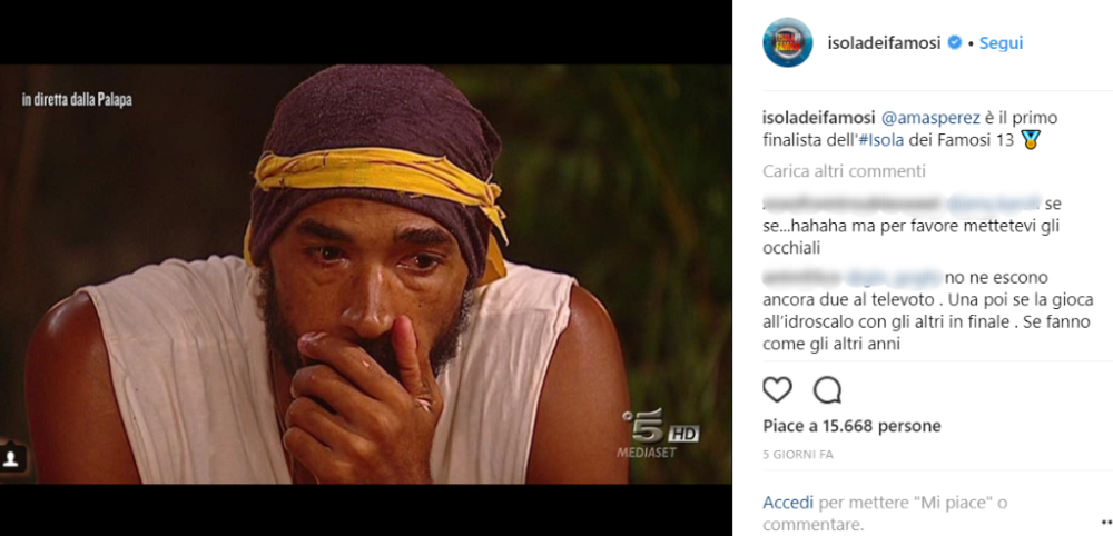L’unico tranquillo è Amaurys Perez