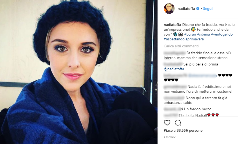 Nadia ha chiesto solo questo