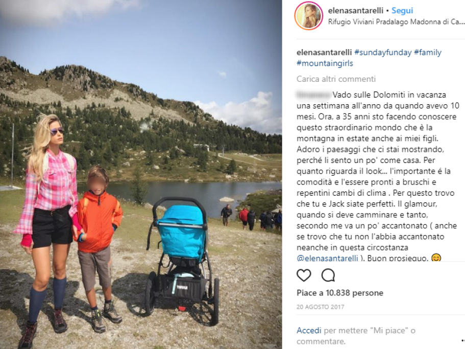 Già in passato la Santarelli aveva sostenuto la Toffa